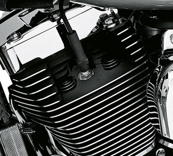 Czarne zaślepki śrub głowicy, rockerboxa Harley-Davidson® 43896-99