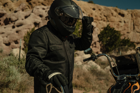 Kurtka H-D Mesh Operative 2.0 Riding Jacket - Harley Black & Bright White