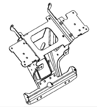 Mocowanie czaszy, owiewki, radia Harley-Davidson® Road Glide 47200217