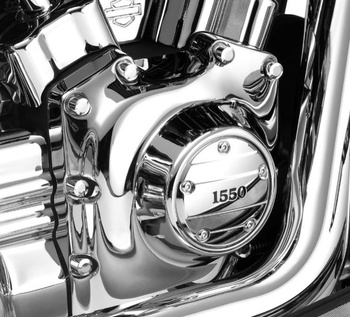 Chromowane zaślepki śrub silnika Harley - 94834-02