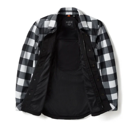 Kurtka H-D Mesh Operative Riding Jacket - Harley Black & Bright White