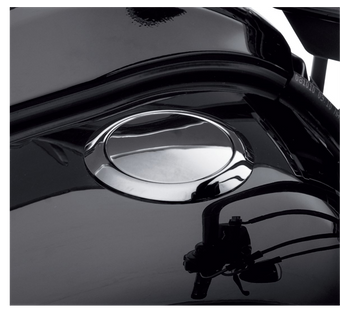 Korek wlewu paliwa wciskany, chrom Harley-Davidson Blackline 61100006B