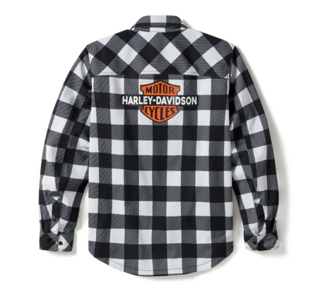 Kurtka H-D Mesh Operative Riding Jacket - Harley Black & Bright White