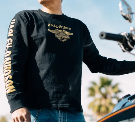 Koszulka Dickies x H-D Heavyweight Long Sleeve Eagle