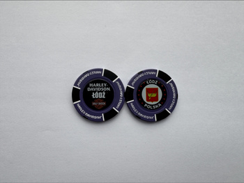 Poker Chips - fioletowy