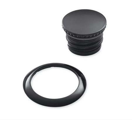 Korek wlewu paliwa wciskany, klik klak, czarny Harley-Davidson® 61100134