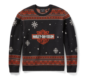 Świąteczny sweter męski Harley Davidson