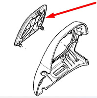Zaślepka gołębnika Harley-Davidson® Touring- 57100099