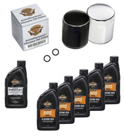 Mineralny zestaw wymiany oleju - silnik + przekładnia | Harley Touring Softail M8